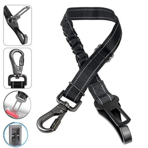 3-in-1 Shock Absorbing Car Seat Leash + ISOFIX clip